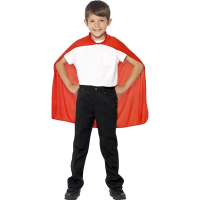 Child Red Mid-Length Cape Pk 1 (CAPE ONLY)