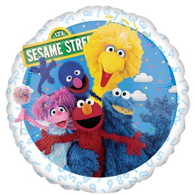 Sesame Street Foil Balloon 43cm