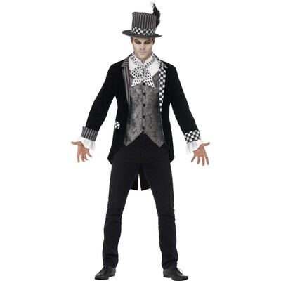 Adult Dark Hatter Halloween Costume (Medium, 38-40)