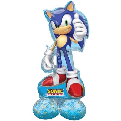 Airloonz Sonic The Hedgehog Foil Balloon 66cm x 134cm (Pk 1)
