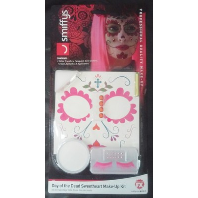 Day of the Dead Sweetheart Make Up Kit Pk 1