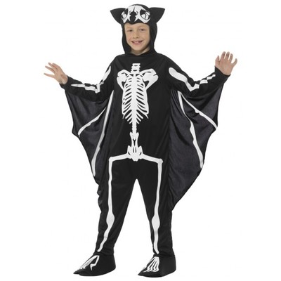 Halloween Child Bat Skeleton Costume (Large, 10-12 Years)