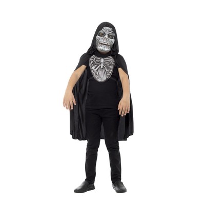 Child Grim Reaper Costume Kit - Chest Piece & Mask Pk 1