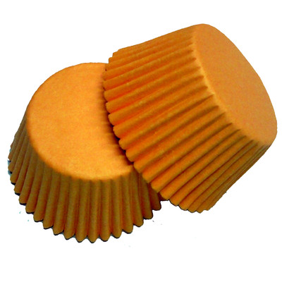 Large Orange Paper Cupcake Cases Pk 20
