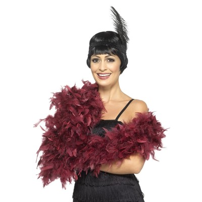 Burgundy Feather Boa Feather Boas Shindigs Com Au