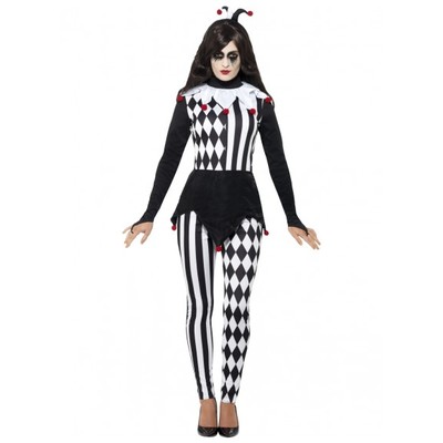Adult Female Jester Costume (Small, 8-10)
