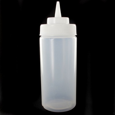 Squeeze Bottle 480ml Clear (No cap) Pk 1 