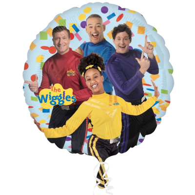 The Wiggles Group Round Foil Balloon (17in, 43cm)