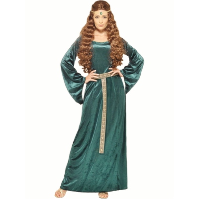 Adult Woman Medieval Maid Costume (Small, 8-10)