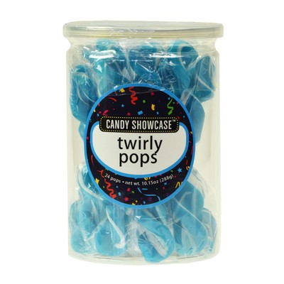 Blue Twirl Pop Lollipops (288gm) Pk 24