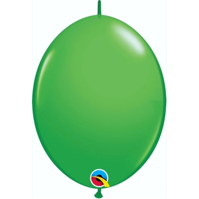 Spring Green Quicklink Linking Latex Balloons (12in-30cm) Pk 10