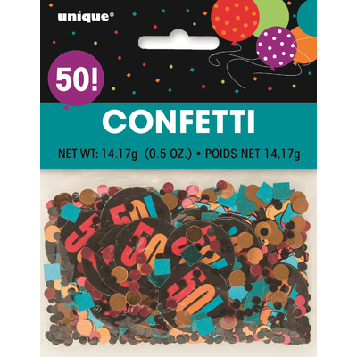 50 Birthday Cheer Confetti (14g) Pk 1