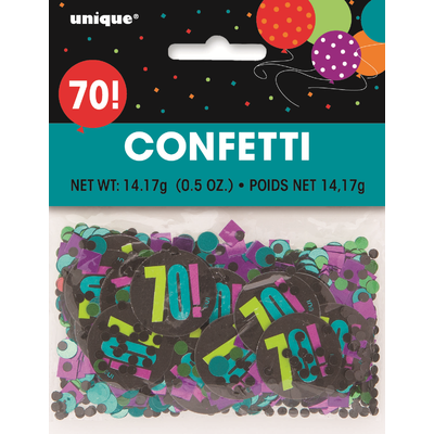 70 Birthday Cheer Confetti (14g) Pk 1