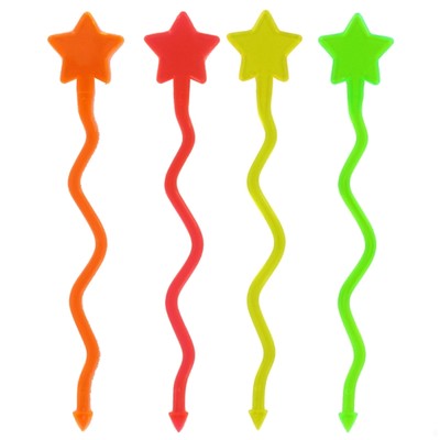 Star Swizzle Sticks - Assorted Pk20 