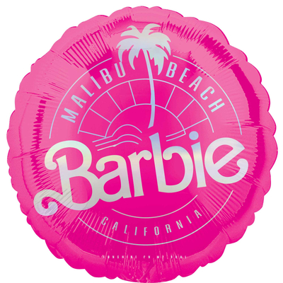 Barbie Round Foil Balloon (17in, 43cm)