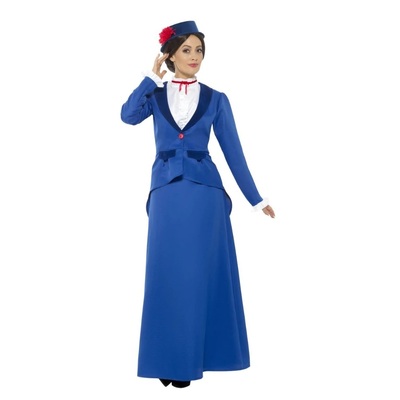 Adult Victorian Nanny Costume (Large, 16-18)
