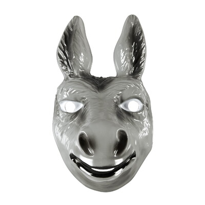 Adult Donkey PVC Face Masks Bulk Pack of 6 | Animal Costume Masks