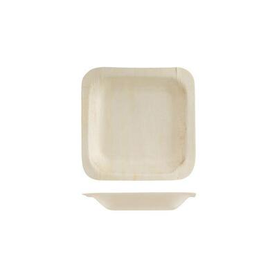 Biowood Square Snack Plates 115mm (Pk 10)