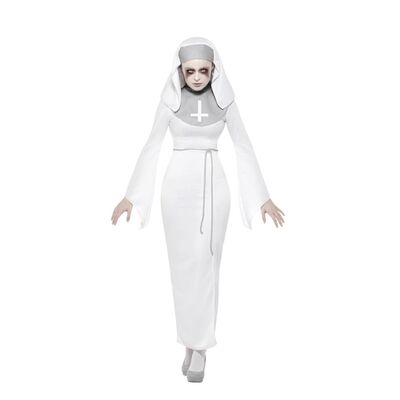 Adult Asylum Nun Costume (Small, 8-10)