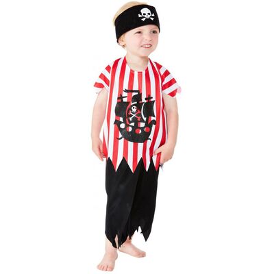 Jolly Pirate Toddler Costume (Size 1-2 ) Pk 1