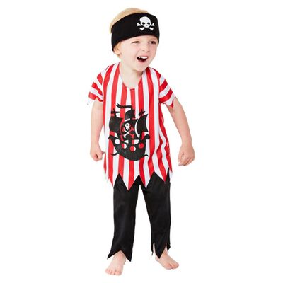 Jolly Pirate Toddler Costume (Size 3-4) Pk 1