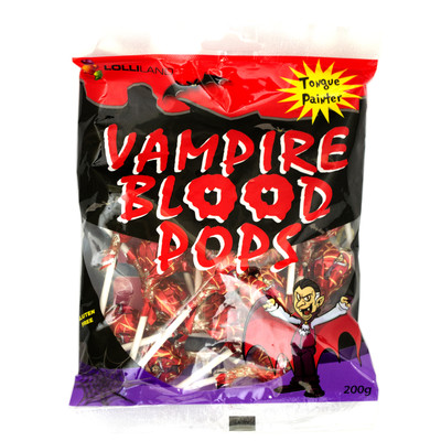 Vampire Blood Pop Tongue Painter Lollipops (200g)