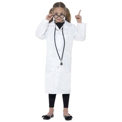 Child Scientist / Doctor Lab Coat Costume (Medium, 7-9 Years)