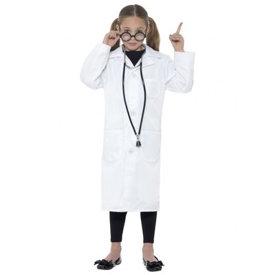 Child Scientist / Doctor Lab Coat Costume (Small, 4-6 Years)