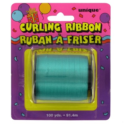 Ribbon Curling 100Yds 5mm Green Pk1 