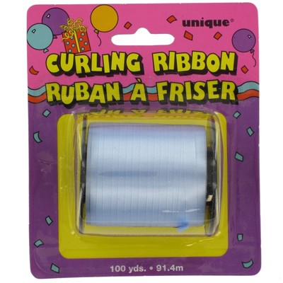 Ribbon Curling 100Yds 5mm Baby Blue Pk1 