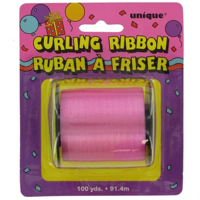 Ribbon Curling 100Yds 5mm Hot Pink Pk1 