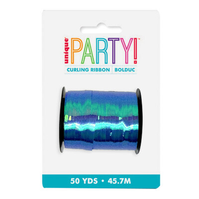 Iridescent Blue Curling Ribbon (45.7m)