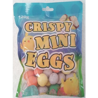 Mini Crispy Centre Chocolate Easter Eggs (120g)