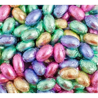 Pastel Foil Milk Chocolate Mini Easter Eggs 500g