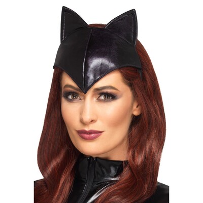 Black Cat PVC Headband Pk 1 