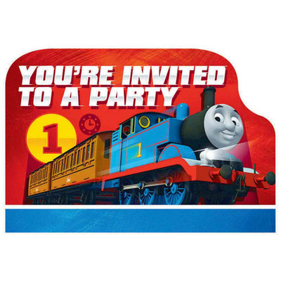 Thomas and Friends Invitation Set Pk 8