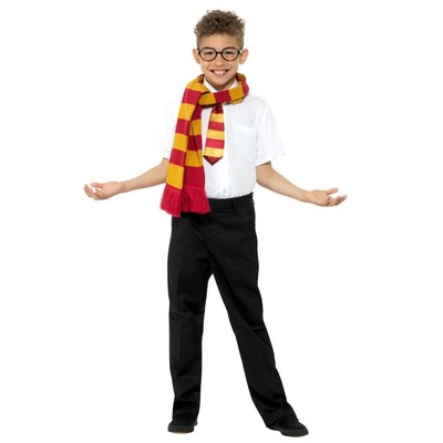Child School Boy Costume Kit (Scarf, Tie & Glasses) Pk 1