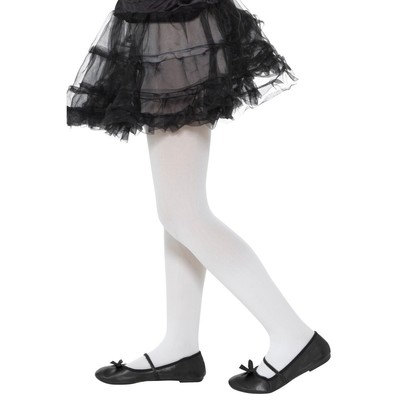 Child White Tights (Medium-Large, 6-12 Years) Pk 1
