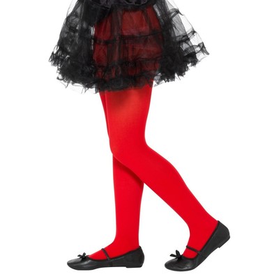 Child Red Tights (6-12 Years) Pk 1