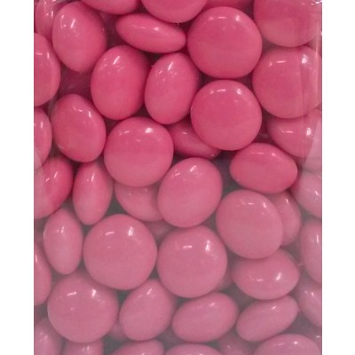 Hot Pink Chocolate Drops 250g Jar