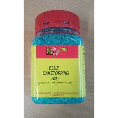 Blue Cake Topping Sprinkles 200g