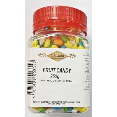 Mini Fruit Candy Mix Jar 250g