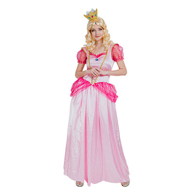 Adult Pink Peach Princess Costume (Large)