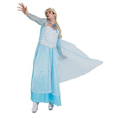 Adult Bucks Night Men's Ice Princess Costume (Large)