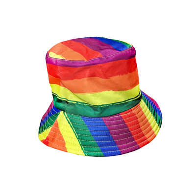 Rainbow Swirl Pride Bucket Hat