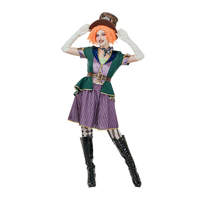 Adult Mad Hatter Woman Costume (Large)