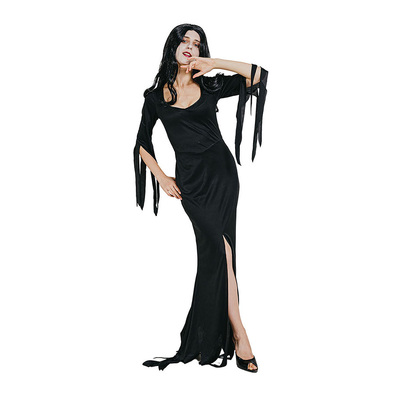 Adult Gothic Black Dress Halloween Costume (Large)