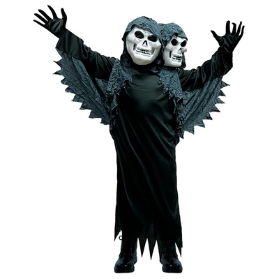 Child 2 Headed Ghost Halloween Costume (Medium, 120-130cm)