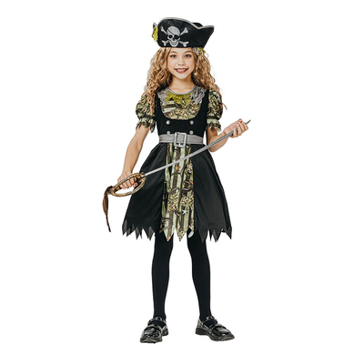 Child Ghost Pirate Girl Halloween Costume (Large, 130-140cm)