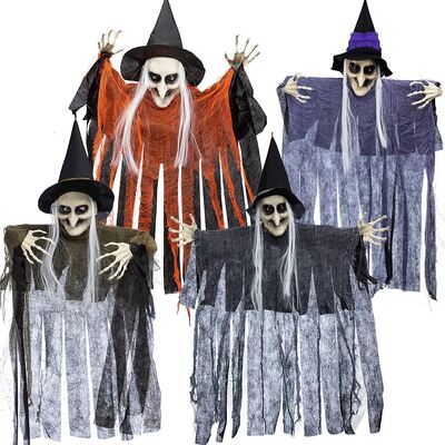 Assorted Halloween Hanging Witch Decoration (Pk 1)